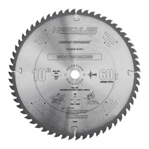 HERCULES - 10 in., 60T Woodworking Circular Saw Blade - 58380