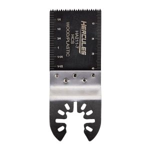 HERCULES - 1-3/8 in. High-Carbon Steel Plunge/Flush Cut Blade for Oscillating Multi-Tools - 56492