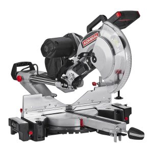 ADMIRAL - Sierra de inglete deslizante compuesta de doble bisel de 12 pulgadas con guía LED y láser - 57839