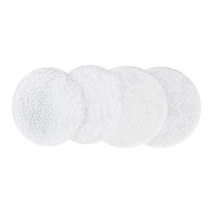 GRANT'S - 5 in. to 6 in. Terry Microfiber and Fleece Polishing Bonnets, 4-Pack - 70774