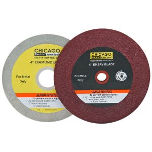 CHICAGO ELECTRIC - Ruedas de Repuesto para Afilador de Hojas de Sierra Circular 120v - 98862