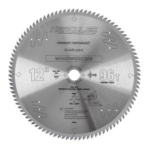HERCULES - Sierra de inglete para madera de 12 pulgadas, 96 dientes - SKU 58606