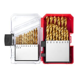 BAUER - Titanium High-Speed Steel Index Drill Bit Set, 29-Piece - 59778