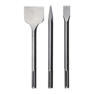 WARRIOR - SDS-MAX Type Masonry Chisel Bit Set, 3-Piece - 59370