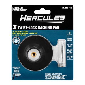HERCULES - 3 in. Type TR/III Twist Lock Backing Pad - 58689