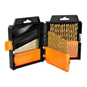 WARRIOR - Titanium High-Speed Steel Numbered Drill Bit Set, 60-Piece - 59319