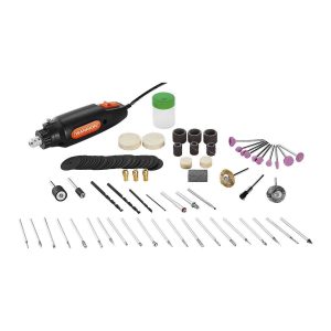 WARRIOR - 0.7 Amp Rotary Tool Kit, 80-Piece - 58999