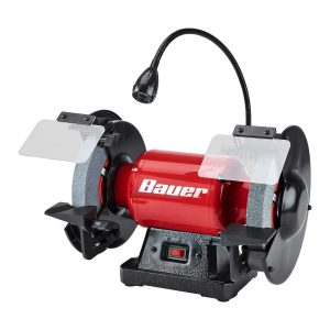 BAUER - 8 in. Bench Grinder with LED Light - 57287