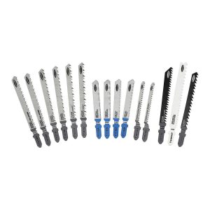 WARRIOR - Juego de Hojas de Sierra Caladora Multiusos T-Shank, 15 Piezas - 68090