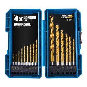 HERCULES - Impact-Rated Hex Shank Titanium Drill Bit Set, 15-Piece - 64897