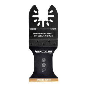 HERCULES - 1-3/8 in. Carbide Tooth Reduced Neck Plunge Blade for Oscillating Multi-Tools - 70230