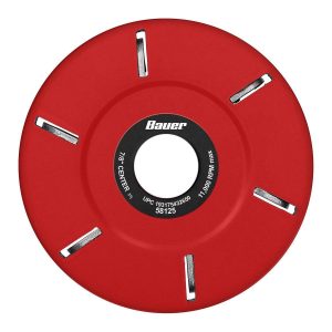 BAUER - 4 in., 6T Carbide Carving Disc - 58125