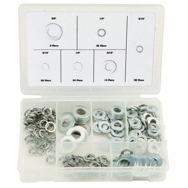 STOREHOUSE - Flat and Lock Washers, 250-Piece - 67593 - Imagen 5