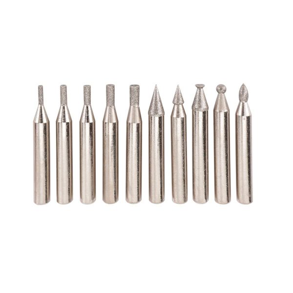 WARRIOR - Diamond Point Rotary Grinding Set, 10-Piece - 69661 - Imagen 2