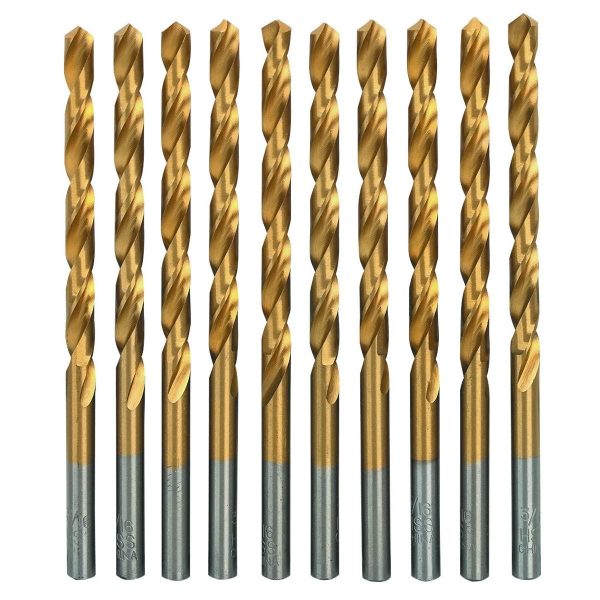 WARRIOR - 3/16 in. Titanium High-Speed Steel Drill Bits, 7-Piece - 61545 - Imagen 2