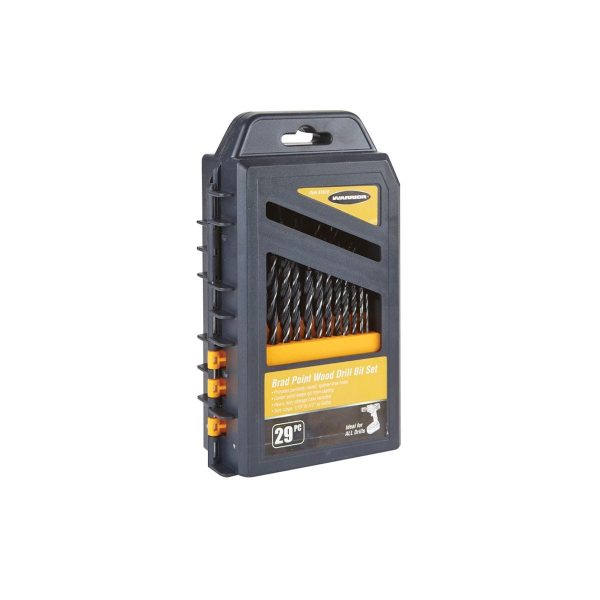 WARRIOR - Brad Point Wood Drill Bit Set, 29-Piece - 61618 - Imagen 3