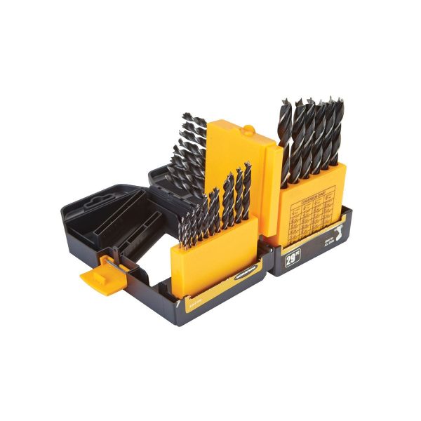WARRIOR - Brad Point Wood Drill Bit Set, 29-Piece - 61618 - Imagen 4