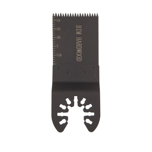WARRIOR - 1-3/8 in. Precision-Ground Tooth Plunge/Flush Cutting Blade for Oscillating Multi-Tools - 61819