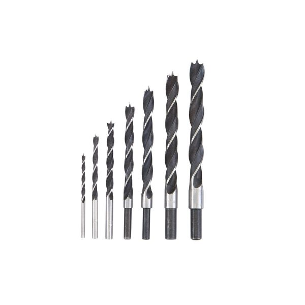 WARRIOR - Brad Point Wood Drill Bit Set, 7-Piece - 61640