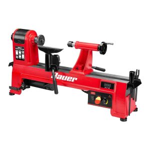 BAUER - 14 in. x 20 in. Electronic Variable-Speed Wood Midi Lathe - 59583