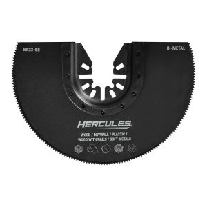 HERCULES - Hoja de Media Luna Bimetálica de 4 pulgadas para Herramientas Oscilantes Multiusos - 70225