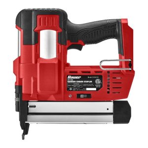 BAUER - 20V Inalámbrica, Grapadora de Corona Estrecha Calibre 18 - Solo Herramienta - 59098
