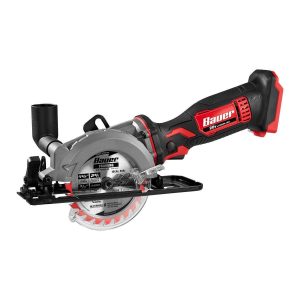 BAUER - Sierra Circular Inalámbrica 4-1/2 Pulgadas 20V - Solo Herramienta - 59612