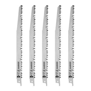 WARRIOR - 5 TPI Reciprocating Saw Pruning Blades, 5-Pack - 68040