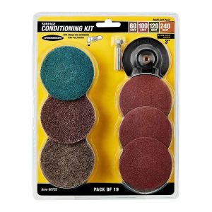 WARRIOR - 3 in. Surface Conditioning Kit, 19-Piece - 60752