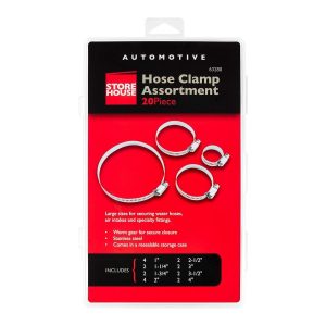STOREHOUSE - Large Hose Clamp Assortment, 20-Piece - 63280