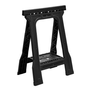 CENTRAL MACHINERY - 32 in. Polypropylene Folding Sawhorse, 500 lb. Capacity - 57561