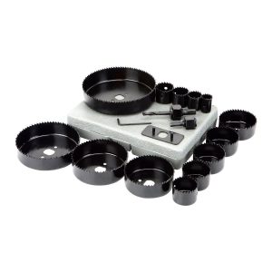 Juego de brocas copo de acero al carbono de 3/4 a 5 pulgadas, 18 piezas | 57524