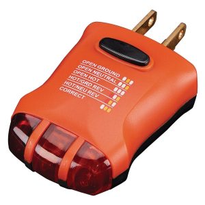 Probador de receptáculos eléctricos con diagnóstico GFCI | 63929