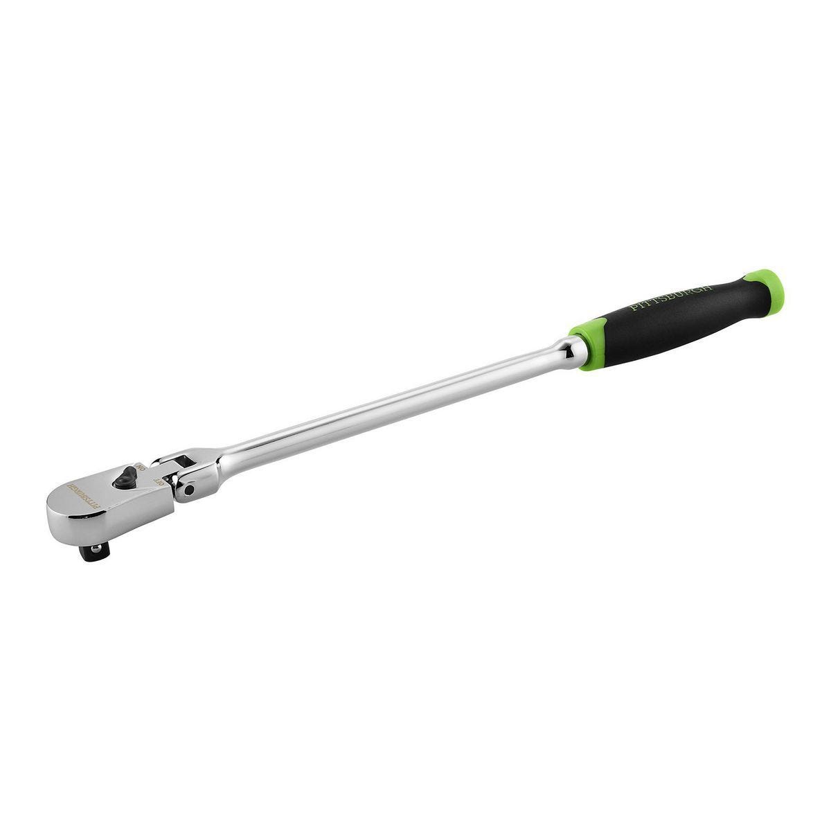 Llave de carraca de cabeza flexible y mango largo de 1/2 pulgada | 70155