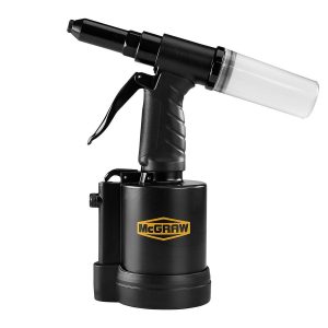 Remachadora neumática/hidráulica de 1/4 pulgada MCGRAW con botella recolectora | 58644