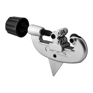 Cortatubos para tubería de cobre, ajuste micrométrico y ranura para corte de cono | 40913