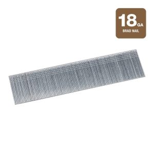 Clavos brad galvanizados de 1-1/4 pulgadas y calibre 18, paquete de 5000 | 57400