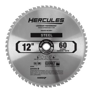 Disco de sierra circular para metal de 12 pulgadas y 60 dientes HERCULES | HA25-B1261
