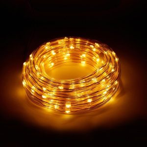 Luminaria solar de cuerda LED blanca cálida de 72 pies para exteriores | 59810