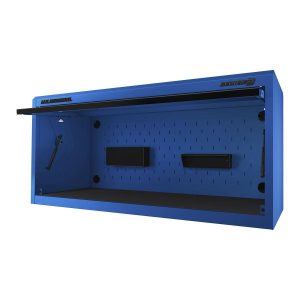 Gabinete superior para centro de trabajo de 56 x 22 pulgadas, Serie 3, color azul | 70396