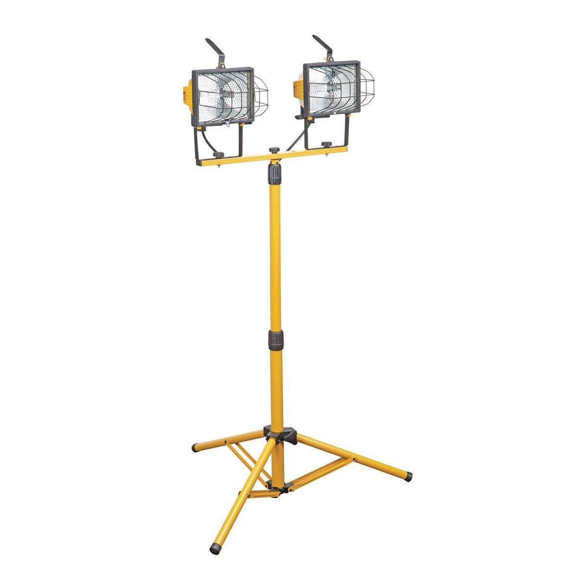 Lámpara de trabajo halógena de doble cabezal fijo LUMINAR WORK de 1000W | 63974