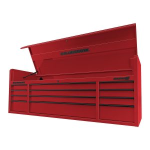 Caja de herramientas superior triple de 72 pulgadas x 22 pulgadas, Serie 3, color rojo | 58708