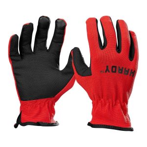 Guantes de trabajo de cuero sintético para uso general, 2 pares, talla grande | 58734