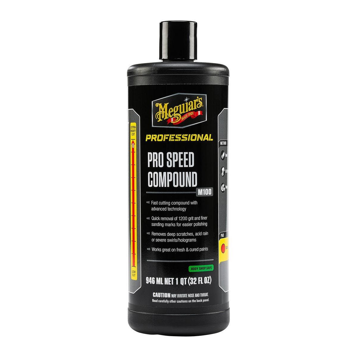 Meguiar's Mirror Glaze Pro Speed Compound M10032 para pulido rápido de autos | M10032