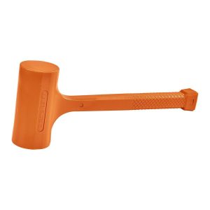 Martillo de golpe muerto de 5 lb color naranja neón | 59487