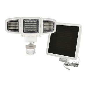 Lámpara de seguridad solar LED triple cabezal de 2850 lúmenes | 58459