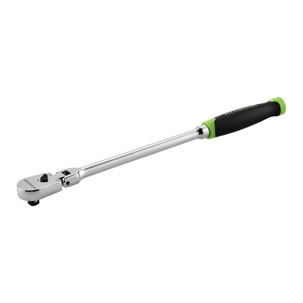 Llave de carraca flexible de mango largo 3/8 pulgadas con agarre cómodo | 70156
