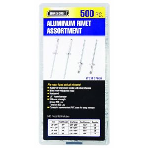 Juego de remaches ciegos de aluminio de 500 piezas | 67668