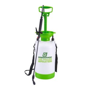 Aspersor de jardín y hogar de 1-1/4 galones, ideal para riego, fertilizantes y control de plagas | 63124