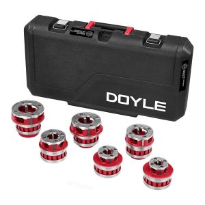 Juego de cabezales para roscar tubería premium DOYLE, 6 piezas | 58941